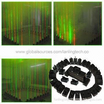 RG Net/Curtain Laser Stage Light, Home/Party Laser Light Show with 32 Lens